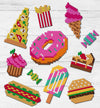 Yummy food themed fuse beads, Burger design melty beads, Hot Dog fuse bead kits, Food fuse bead kit, Melty beads Burger, DIY Food theme crafts, Colorful Food beads, Yummy craft supplies, Kids melting bead art, Creative bead kit for kids, Non-toxic fuse beads, Burger gift for children, Gifts for fast food lovers, Pegboard ice cream designs, Food gift for fuse bead lovers, Food arts and crafts, fuse bead pegboards,