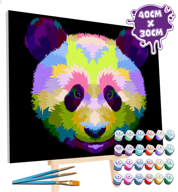 Panda paint by number, Panda painting, Panda painting for kids, Panda painting easy, Panda painting by numbers uk, Panda painting set, washable acrylic paints, Panda gifts for girls, paint by number on canvas, paint by numbers ready for wall mounting, paint by numbers for kids, paint by numbers for beginners, paint by numbers for children, paint by numbers with frame, framed paint by numbers, panda gifts for girls, gifts for panda lovers, panda gifts for women, panda gifts for kid, arts and crafts for adult