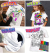 Fabric pens, washable pens, markers, magic markers, multi coloured pens, splat planet, colour in tshirt, colouring markers, sharpies,