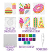 Yummy food themed fuse beads, Burger design melty beads, Hot Dog fuse bead kits, Food fuse bead kit, Melty beads Burger, DIY Food theme crafts, Colorful Food beads, Yummy craft supplies, Kids melting bead art, Creative bead kit for kids, Non-toxic fuse beads, Burger gift for children, Gifts for fast food lovers, Pegboard ice cream designs, Food gift for fuse bead lovers, Food arts and crafts, fuse bead pegboards,