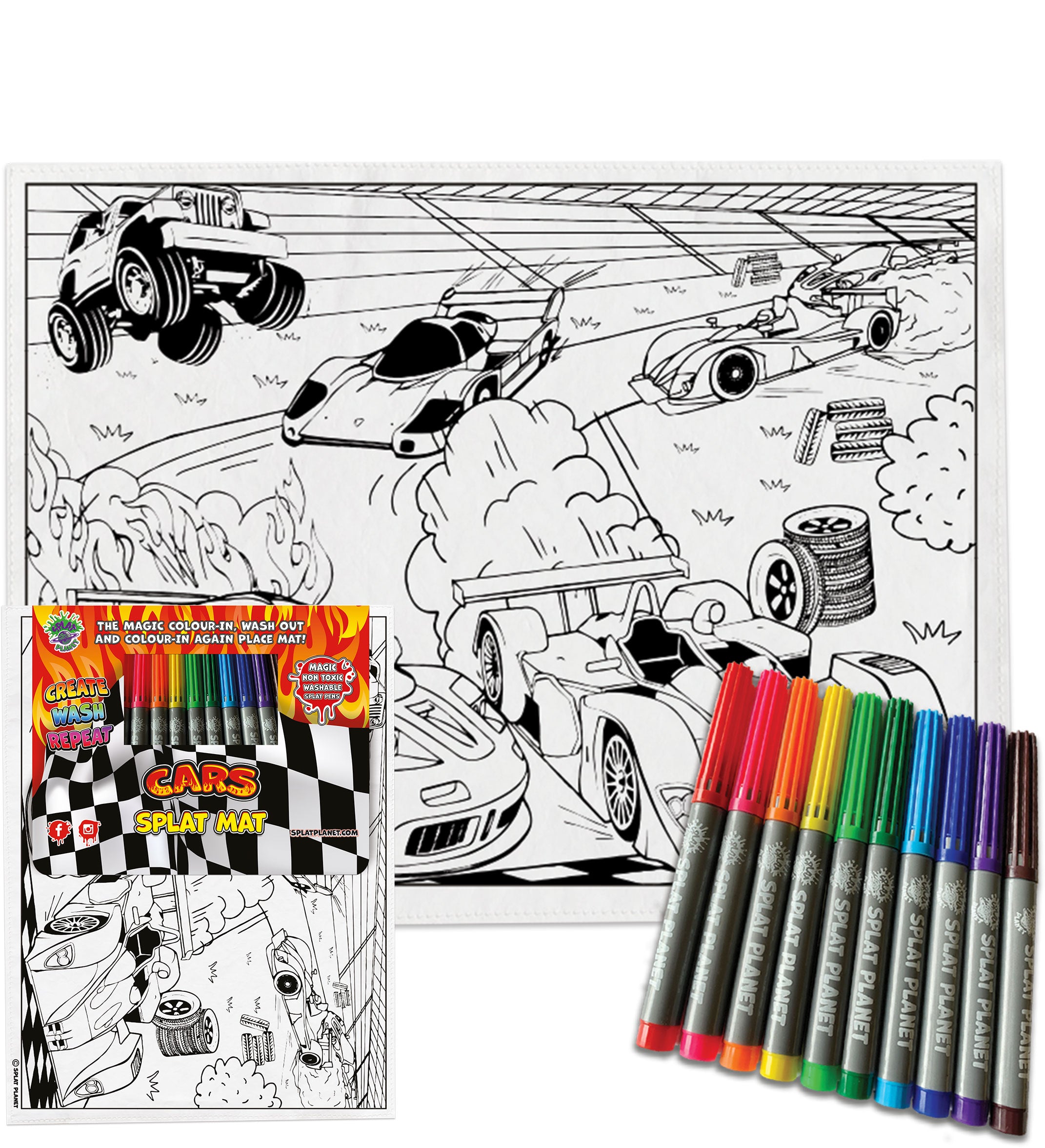 kids, children, chlidrens, colour in t-shirt, eatsleepdoodle, eat sleep doodle, grafix,  splat planet, color in t-shirt, color in t shirt, placemat, place mat, keep kids busy, cars placemat, Ferrari kids, Porsche, kids Range Rover, colour in car, t shirt, rainbow, rainbow colouring, Unicorn colouring, Unicorn coloring, personalise, Magic, kids gift, unique present, magic t-shirt, magic placemat, splat mat, splat planet,