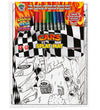 kids, children, chlidrens, colour in t-shirt, eatsleepdoodle, eat sleep doodle, grafix,  splat planet, color in t-shirt, color in t shirt, placemat, place mat, keep kids busy, cars placemat, Ferrari kids, Porsche, kids Range Rover, colour in car, t shirt, rainbow, rainbow colouring, Unicorn colouring, Unicorn coloring, personalise, Magic, kids gift, unique present, magic t-shirt, magic placemat, splat mat, splat planet,