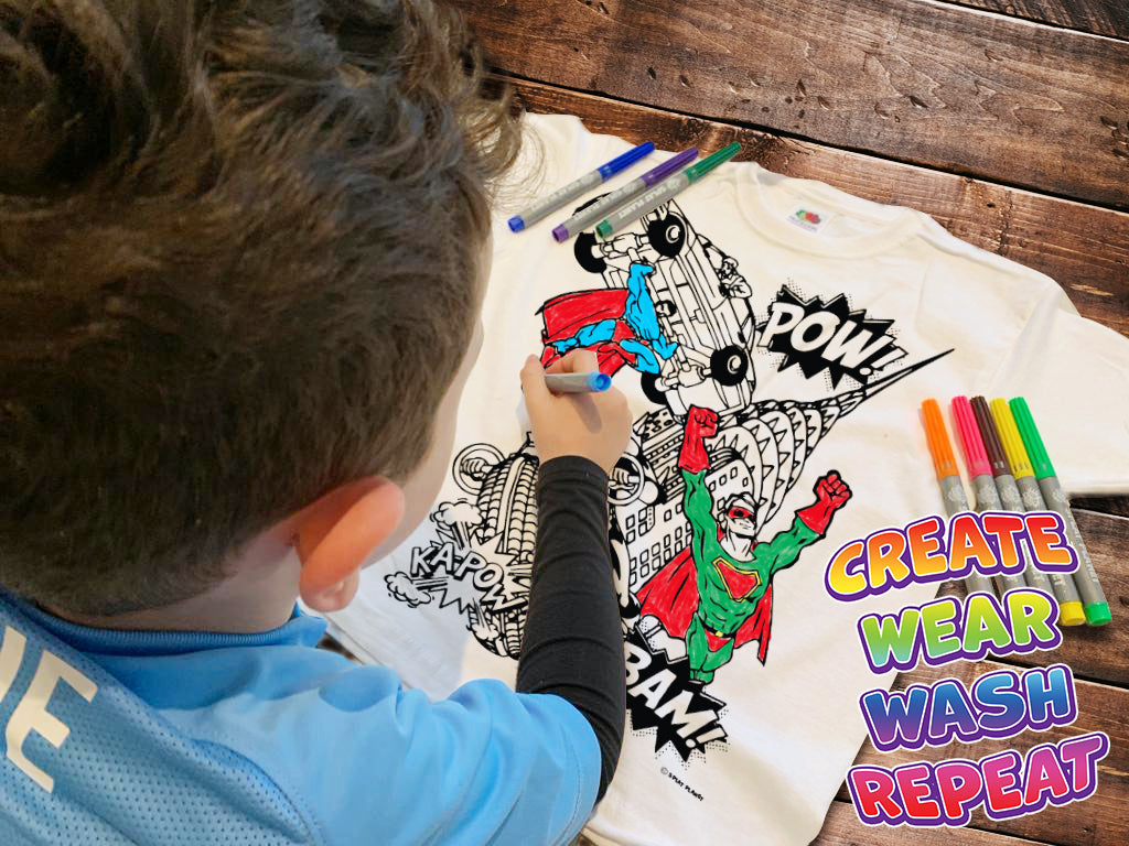 kids, children, chlidrens, colour in t-shirt, eatsleepdoodle, eat sleep doodle, grafix,  splat planet, color in t-shirt, color in t shirt, placemat, place mat, keep kids busy, cars placemat, Ferrari kids, Porsche, kids Range Rover, colour in car, t shirt, rainbow, rainbow colouring, Unicorn colouring, Unicorn coloring, personalise, Magic, kids gift, unique present, magic t-shirt, magic placemat, splat mat, splat planet,