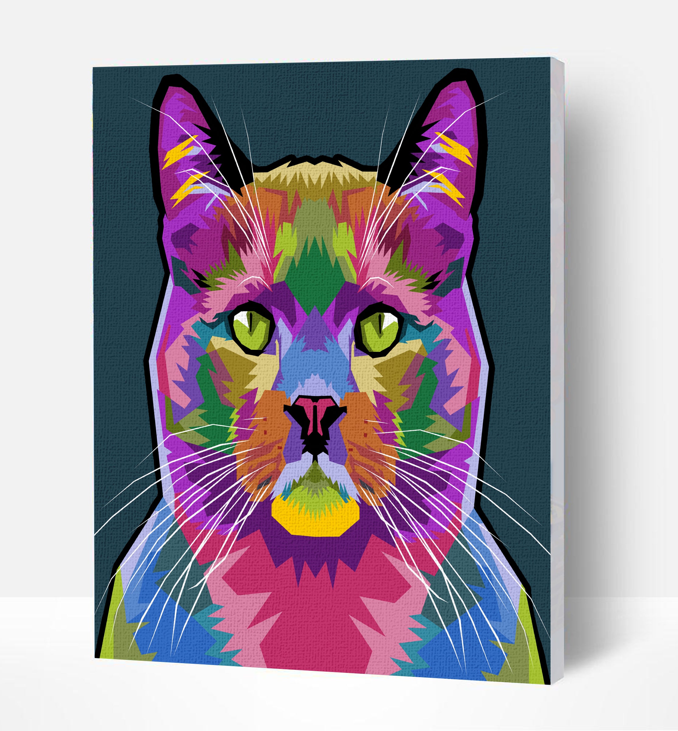 Cat paint by number, Cat painting, Cat painting for kids, Cat painting easy, Cat painting by numbers uk, Cat painting set, washable acrylic paints, Cat gifts for girls, paint by number on canvas, paint by numbers ready for wall mounting, paint by numbers for kids, paint by numbers for beginners, paint by numbers for children, paint by numbers with frame, framed paint by numbers, cat gifts for girls, gifts for cat lovers, cat gifts for women, cat gifts for kid, arts and crafts for adults