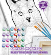 Cat paint by number, Cat painting, Cat painting for kids, Cat painting easy, Cat painting by numbers uk, Cat painting set, washable acrylic paints, Cat gifts for girls, paint by number on canvas, paint by numbers ready for wall mounting, paint by numbers for kids, paint by numbers for beginners, paint by numbers for children, paint by numbers with frame, framed paint by numbers, cat gifts for girls, gifts for cat lovers, cat gifts for women, cat gifts for kid, arts and crafts for adults