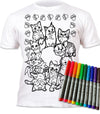 kids, children, eatsleepdoodle, eat sleep doodle, grafix, chlidrens, colour in t-shirt, colour in tshirt, colour in t shirt, color in t-shirt, color in t shirt,  colour in wash out colour in again, magic colouring, fabric pens, splat planet, colouring, colour in, washable pens, magic, toddlers, Kids, magic,  colouring, fabric pens, boys, girls, toddlers, gift, christmas present, unique easter present, easter present, easter gift, kids gift, cats, cats colouring, cats coloring, meow,