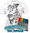 kids, children, chlidrens, eatsleepdoodle, eat sleep doodle, grafix, colour in t-shirt, colour in tshirt, color in t-shirt, color in t shirt, gingerbread, Snowman, Christmas, Santa, Father Christmas, festive colour in, wash out, colour in again, magic colouring, fabric pens, splat planet, colouring, colour in, washable pens, magic, toddlers, Kids, magic,  colouring, fabric pens, boys, girls, gift, christmas present, unique gift,