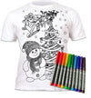 kids, children, chlidrens, eatsleepdoodle, eat sleep doodle, grafix, colour in t-shirt, colour in tshirt, color in t-shirt, color in t shirt, gingerbread, Snowman, Christmas, Santa, Father Christmas, festive colour in, wash out, colour in again, magic colouring, fabric pens, splat planet, colouring, colour in, washable pens, magic, toddlers, Kids, magic,  colouring, fabric pens, boys, girls, gift, christmas present, unique gift,