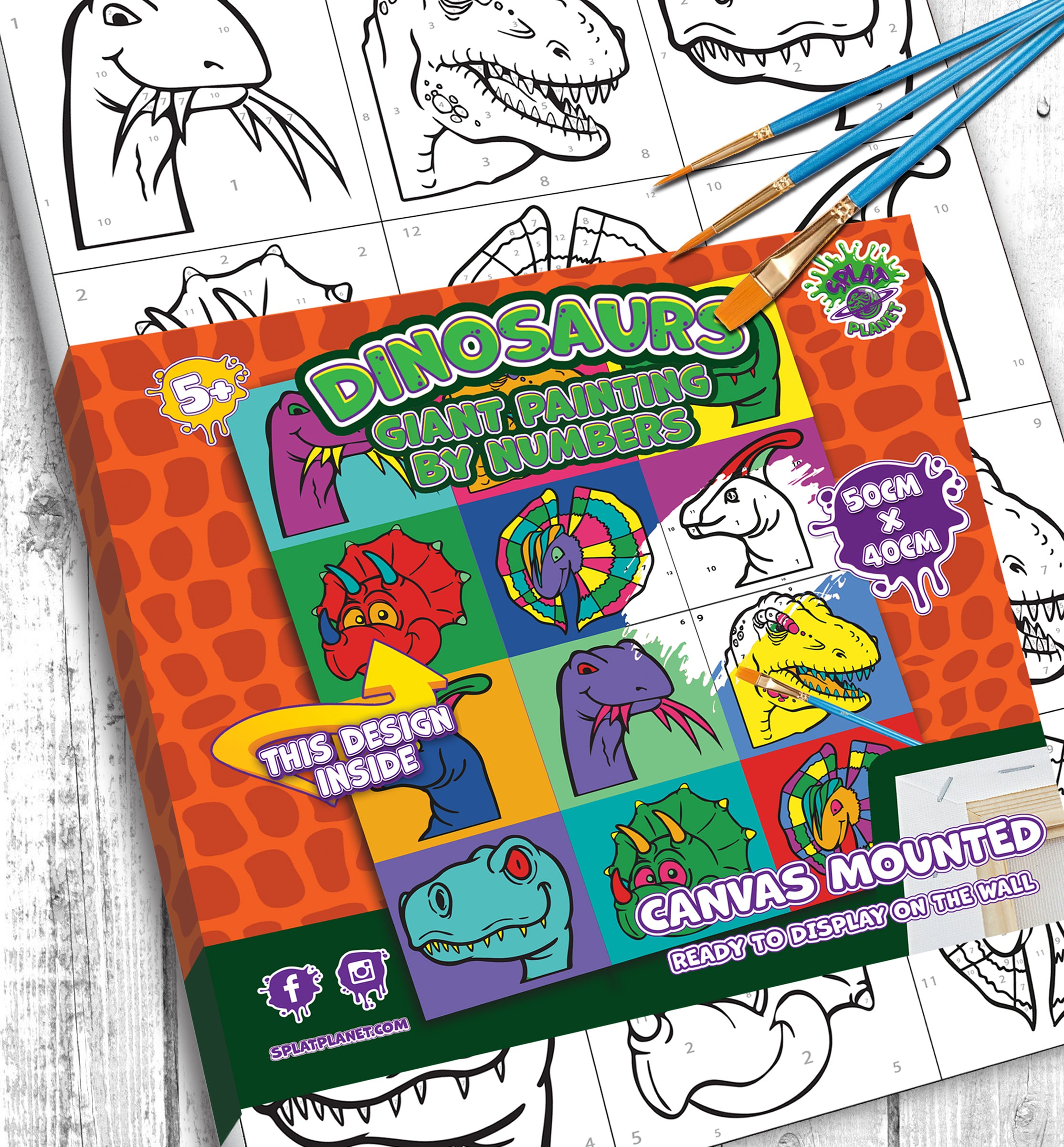 Dinosaur paint by number, Dinosaur painting, Dinosaur painting for kids, Dinosaur painting easy, Dinosaur painting by numbers uk, Dinosaur painting set, washable acrylic paints, Dinosaur gifts for boys, paint by number on canvas, paint by numbers ready for wall mounting, paint by numbers for kids, paint by numbers for beginners, paint by numbers for children, paint by numbers with frame,