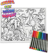 kids, children, chlidrens, eatsleepdoodle, eat sleep doodle, grafix, colour in t-shirt, colour in tshirt, color in t-shirt, color in placemat, place mat, splat mat, Dinosaurs, Dino, Dinosaur, Dinosaur colouring, Trex, Tyrannosaurus, Triceratops, Velociraptor, Stegosaurus, colour in, wash out, colour in again, magic colouring, fabric pens, splat planet, colouring, colour in, washable pens, magic, toddlers, Kids, magic,  colouring, fabric pens, boys, girls, gift, christmas present,