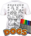kids, children, chlidrens, eatsleepdoodle, eat sleep doodle, grafix, colour in t-shirt, colour in tshirt, colour in t shirt, color in t-shirt, color in t shirt, Puppy colouring, Crufts, Dogs, Labrador, golden retriever, Dogs colouring, colour in, wash out, colour in again, magic colouring, fabric pens, splat planet, colouring, colour in, washable pens, magic, toddlers, Kids, magic,  colouring, fabric pens, gift, christmas present, unique easter present, easter present, easter gift, kids gift,