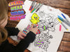 kids, children, eatsleepdoodle, eat sleep doodle, grafix, chlidrens, colour in t-shirt, art2colour, art 2 colour, splat planet, colouring, colour in, washable pens, magic, toddlers, Kids, magic, bunny colouring, Easter bunny colouring, colouring, Easter gift, Easter colouring, fabric pens, boys, girls, toddlers, gift, Easter present,