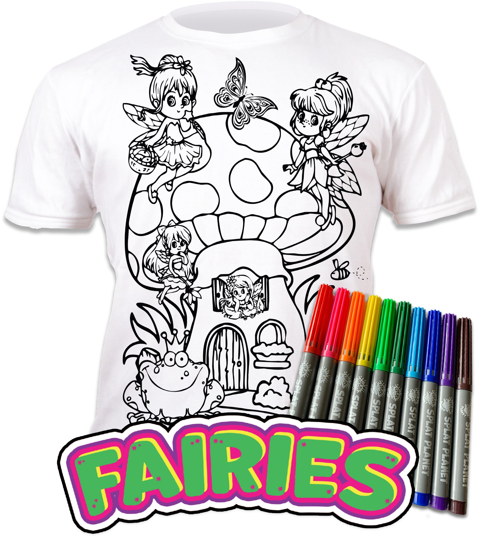 kids, children, chlidrens, eatsleepdoodle, eat sleep doodle, grafix, colour in t-shirt, colour in tshirt, colour in t shirt, color in t-shirt, color in t shirt, Dinosaurs, Disney, Fairies, Fairy colouring, Fairytale, Fairies, colour in, wash out, colour in again, magic colouring, fabric pens, splat planet, colouring, colour in, washable pens, magic, toddlers, Kids, magic,  colouring, fabric pens, boys, girls, toddlers, gift, christmas present, unique easter present, easter present, easter gift, kids gift,