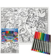 kids, children, chlidrens, colour in t-shirt, eatsleepdoodle, eat sleep doodle, grafix,  splat planet, color in t-shirt, color in t shirt, placemat, place mat, keep kids busy, unicorn placemat, Unicorn, Memaid, the little mermaid, Disney, Unicorn t shirt, rainbow, rainbow colouring, Unicorn colouring, Unicorn coloring, personalise, Magic, kids gift, unique present, magic t-shirt, magic placemat, splat mat, splat planet,