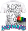 kids, children, childrens, colour in t-shirt, eatsleepdoodle, eat sleep doodle, grafix, splat planet, colouring, colour in, washable pens, magic, toddlers, Kids, magic, footy colouring, Arial colouring, the little mermaid, disney, Disney colouring, mermaid colouring, comic, movie, warner movie, cartoon, Sebastian little mermaid, fish, sea, tshirt, finding nemo colouring, finding dory colouring, finding dory, clown fish, seaweed, fabric pens, boys, girls, toddlers, gift, christmas present,