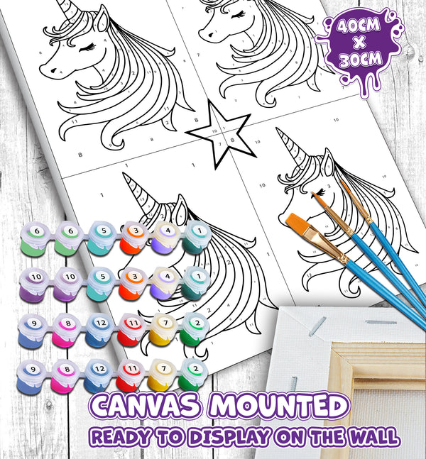 Unicorn paint by number, unicorn painting, unicorn painting for kids, unicorn painting easy, unicorn painting by numbers uk, unicorn pop art painting set, washable acrylic paints, Unicorn gifts for girls, paint by number on canvas, paint by numbers ready for wall mounting, paint by numbers for kids, paint by numbers for beginners, paint by numbers for children, paint by numbers with frame, unicorn pop art, framed paint by numbers