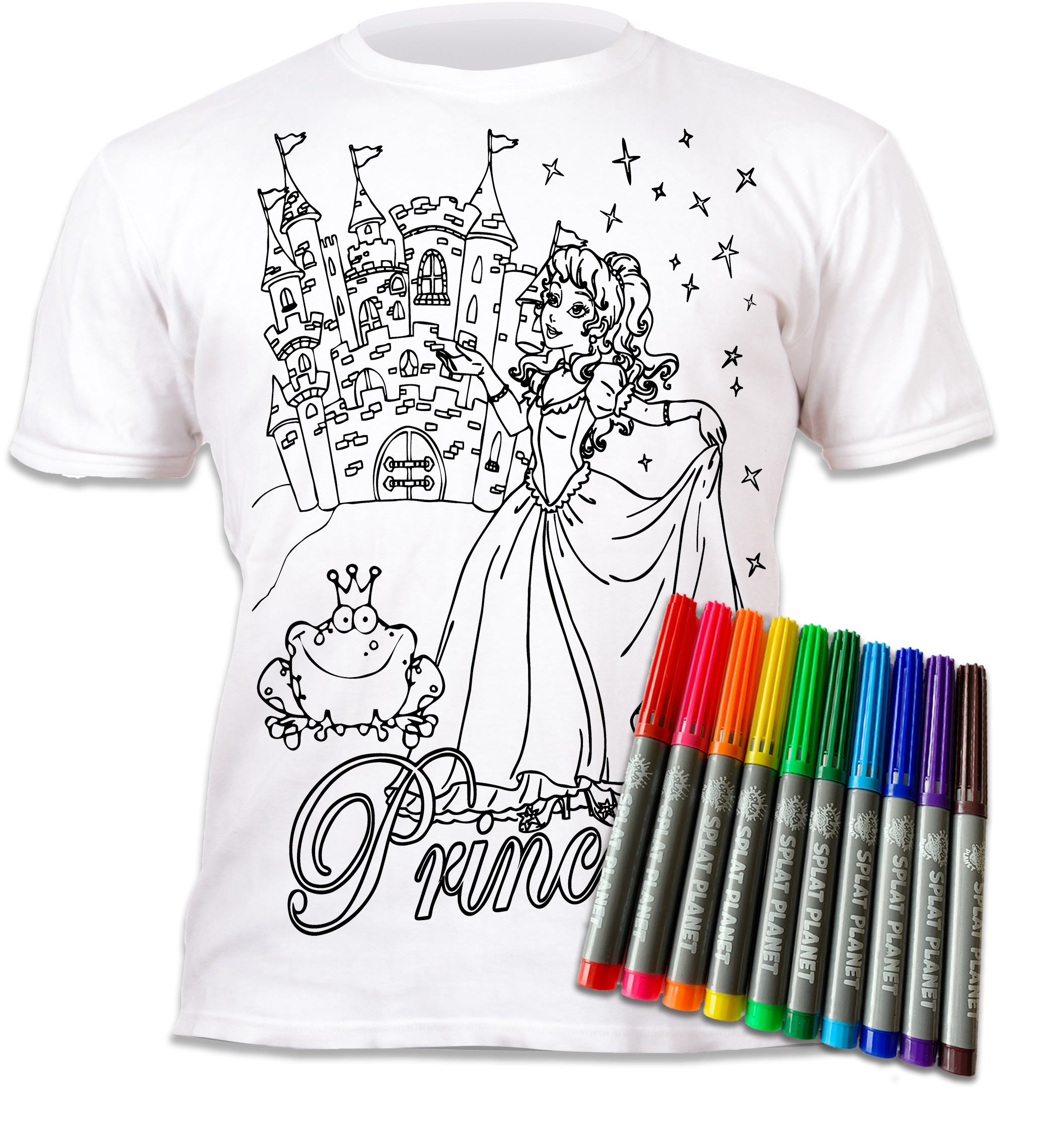 kids, children, chlidrens, colour in t-shirt, eatsleepdoodle, eat sleep doodle, grafix,  splat planet, color in t-shirt, color in t shirt, placemat, place mat, keep kids busy, Princess placemat, Cinderalla, Memaid, the little mermaid, Disney, Unicorn t shirt, rainbow, rainbow colouring, Unicorn colouring, Unicorn coloring, personalise, Magic, kids gift, unique present, magic t-shirt, magic placemat, splat mat, splat planet,