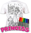 kids, children, chlidrens, colour in t-shirt, eatsleepdoodle, eat sleep doodle, grafix,  splat planet, color in t-shirt, color in t shirt, placemat, place mat, keep kids busy, Princess placemat, Cinderalla, Memaid, the little mermaid, Disney, Unicorn t shirt, rainbow, rainbow colouring, Unicorn colouring, Unicorn coloring, personalise, Magic, kids gift, unique present, magic t-shirt, magic placemat, splat mat, splat planet,