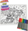 kids, children, chlidrens, colour in t-shirt, eatsleepdoodle, eat sleep doodle, grafix,  splat planet, color in t-shirt, color in t shirt, placemat, place mat, keep kids busy, Princess placemat, Cinderalla, Memaid, the little mermaid, Disney, Unicorn t shirt, rainbow, rainbow colouring, Unicorn colouring, Unicorn coloring, personalise, Magic, kids gift, unique present, magic t-shirt, magic placemat, splat mat, splat planet,