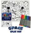 kids, children, eatsleepdoodle, eat sleep doodle, grafix, chlidrens, colour in t-shirt, placemat, place mat, unicorn, alien colouring, coloring, splat shirt, splat mat, splat planet, Butterflies, colouring, colour in, personalise, Magic, space, spaceship, rocket
