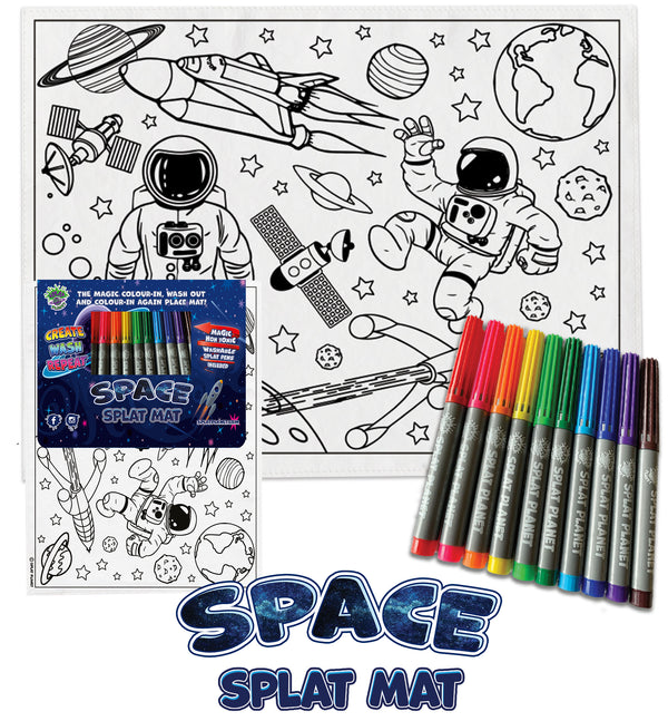 kids, children, eatsleepdoodle, eat sleep doodle, grafix, chlidrens, colour in t-shirt, placemat, place mat, unicorn, alien colouring, coloring, splat shirt, splat mat, splat planet, Butterflies, colouring, colour in, personalise, Magic, space, spaceship, rocket