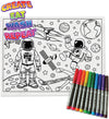 kids, children, eatsleepdoodle, eat sleep doodle, grafix, chlidrens, colour in t-shirt, placemat, place mat, unicorn, alien colouring, coloring, splat shirt, splat mat, splat planet, Butterflies, colouring, colour in, personalise, Magic, space, spaceship, rocket