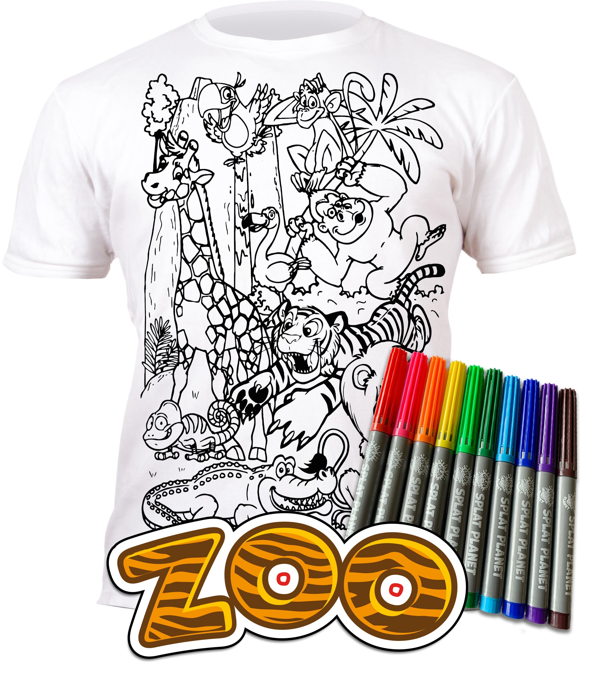 kids, children, childrens, colour in t-shirt, art2colour, art 2 colour, splat planet, colouring, colour in, washable pens, magic, toddlers, Kids, magic, unicorn, my little pony colouring, Unicorn colouring, rainbow colouring, disney, Disney colouring, mermaid colouring, comic, movie, warner movie, cartoon, monkey, elephant colouring, elephant, lion colouring, lion, tiger colouring, tiger, rhino, giraffe colouring, giraffe, baby giraffe, fish, sea, tshirt, finding nemo colouring, finding dory colouring, find