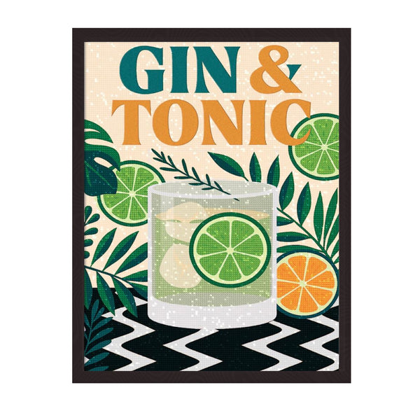 Gin & Tonic Framed Diamond painting