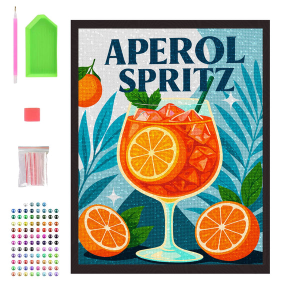 Aperol Spritz Framed Diamond painting