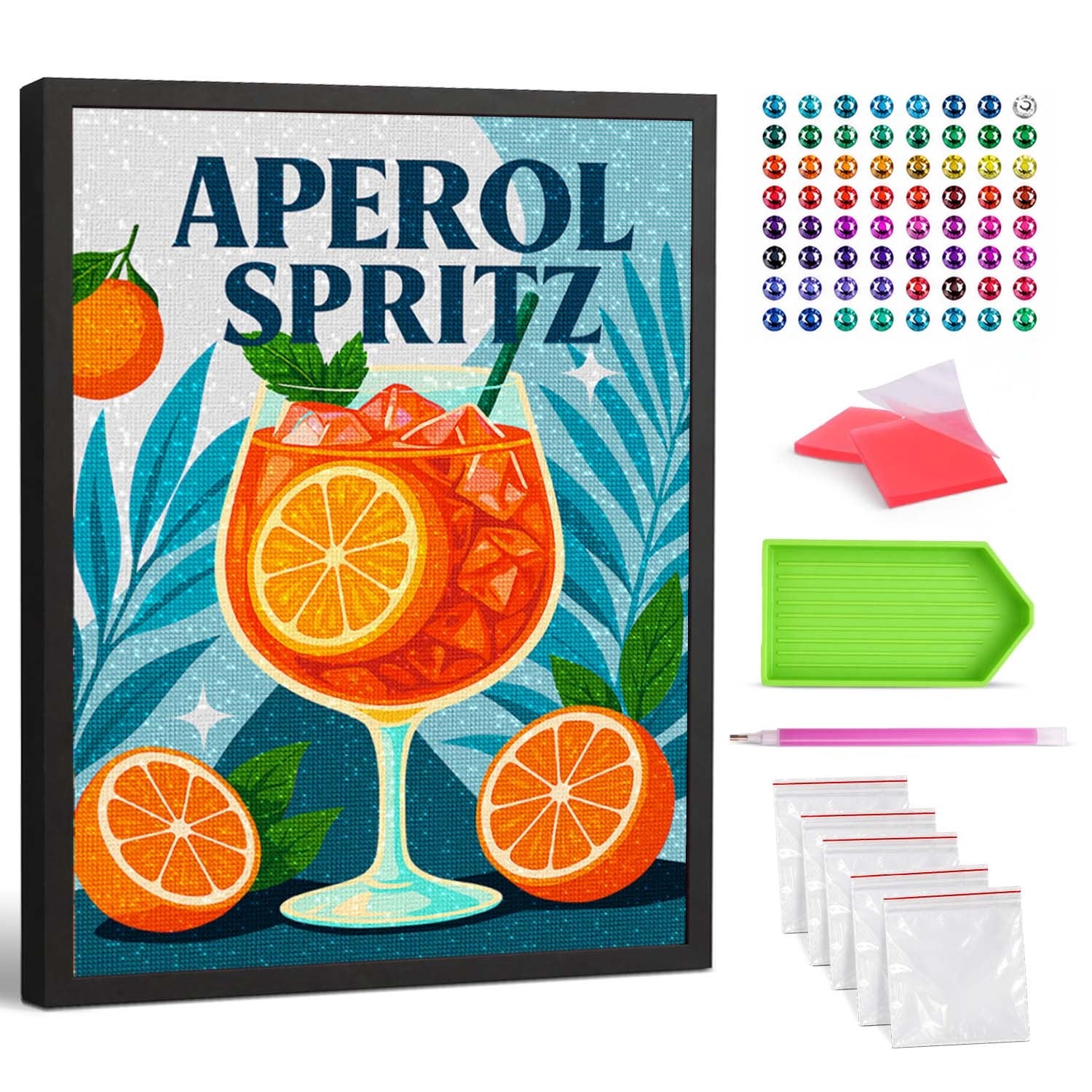 Aperol Spritz Framed Diamond painting