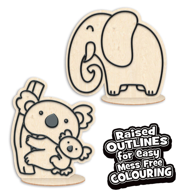 Animal clay colouring kit, Jungle animal clay craft, DIY animal modelling kit, Kids animal clay art set, Wildlife themed clay activity, Creative animal craft for children, Sensory clay colouring kit, Animal character clay set, Non-toxic animal craft kit, Fun animal project for kids.