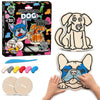 Dog clay colouring kit, Dog themed clay art set, Dog clay craft for kids, DIY dog modelling kit, 3D dog clay project, Sensory dog clay kit, Creative dog craft activity, Non-toxic clay craft set, Puppy clay art kit, Kids dog craft
