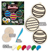 Splat Planet Mess-Free Clay Colouring Kit – Baubles | 3D Air-Dry Clay Christmas Decoration Craft for Kids