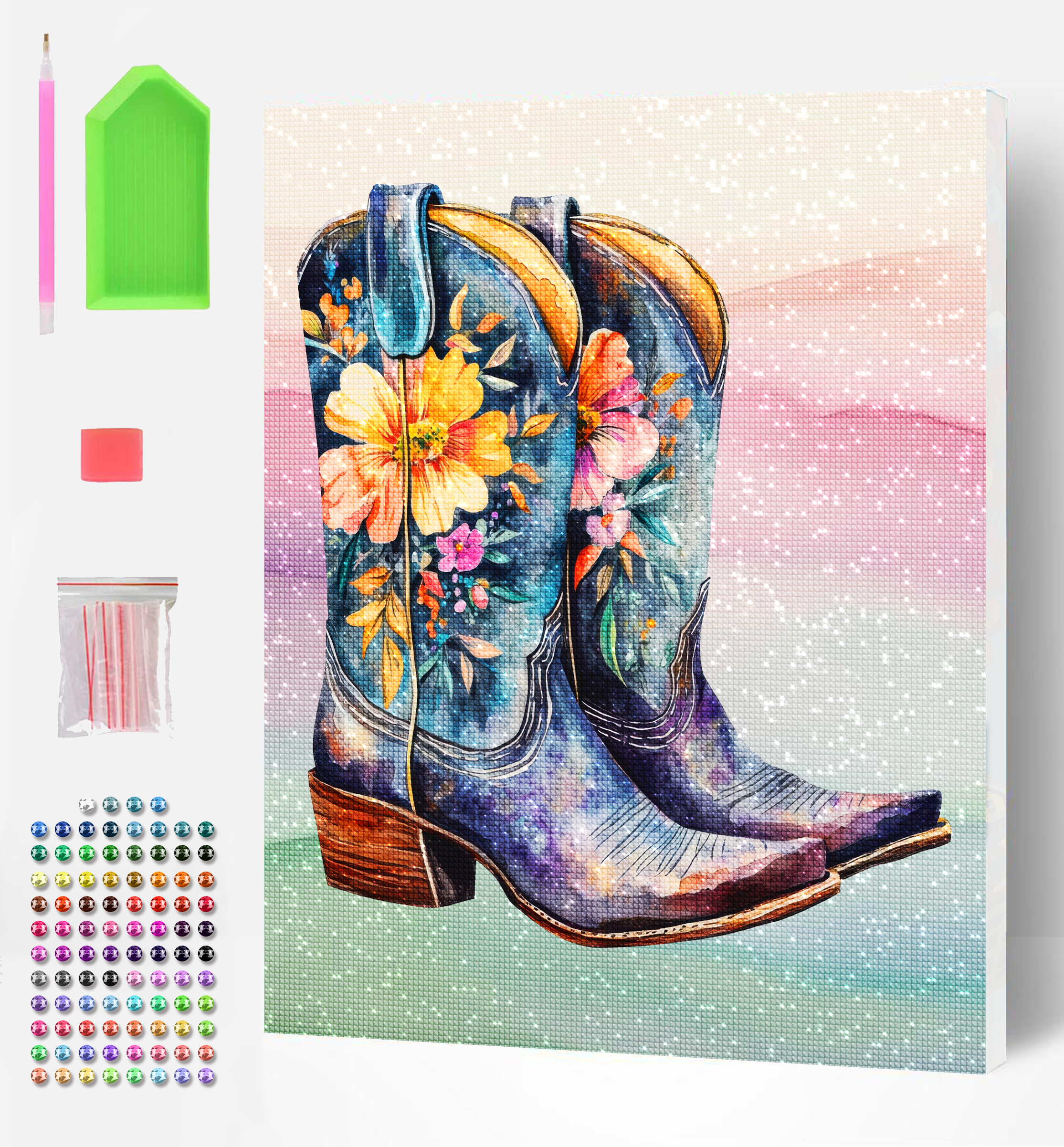 Flowers diamond painting, Boots diamond art, Flowers diamond painting for kids, Boots diamond art kits, Flowers crystal art, Boots crystal art set, 5D diamond painting kits, 5D diamond art, Flowers gifts, Boots gifts for girls, framed diamond art kits, framed diamond painting, diamond painting for beginners, framed crystal art, Flowers toy, Boots arts and crafts, Flowers canvas wall art, Boots art kit, 