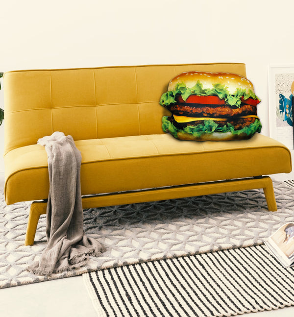 Burger cushion, large plush cushions, Cheeseburger cushion, Burger plush cushion, Burger Shape Cushion, cuddle cushion, Burger plushies, kids pillow, Unique gift,  Unique kids gift, gift for burger lovers