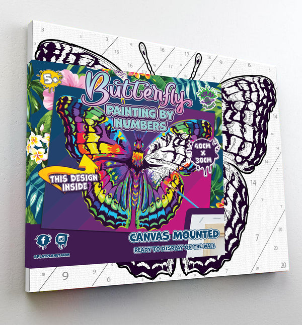 Butterfly paint by number, Butterfly painting, Butterfly painting for kids,  Butterfly painting by numbers uk, washable acrylic paints, butterfly gifts for girls, paint by number on canvas, paint by numbers ready for wall mounting, paint by numbers for kids, paint by numbers for beginners, paint by numbers for children, paint by numbers with frame, framed paint by numbers, butterfly gifts for girls, gifts for butterfly lovers, butterfly gifts for women, Butterfly gifts for kid, arts and crafts for adult