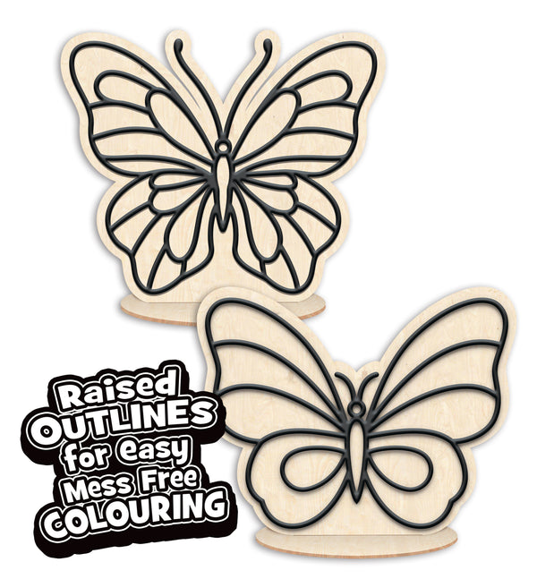 Butterfly clay colouring kit, Butterfly clay art set, Butterfly modelling clay craft, DIY Butterfly clay activity, Colourful butterfly craft kit, Nature themed clay art, Butterfly creative project for kids, Sensory clay colouring set, Kids butterfly craft kit, Butterfly gift for girls, Non-toxic clay craft.