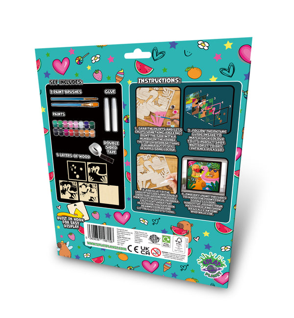 Wooden Capybara Art Craft Kit