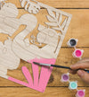 Wooden Capybara Art Craft Kit