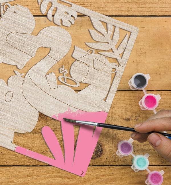 Wooden Capybara Art Craft Kit