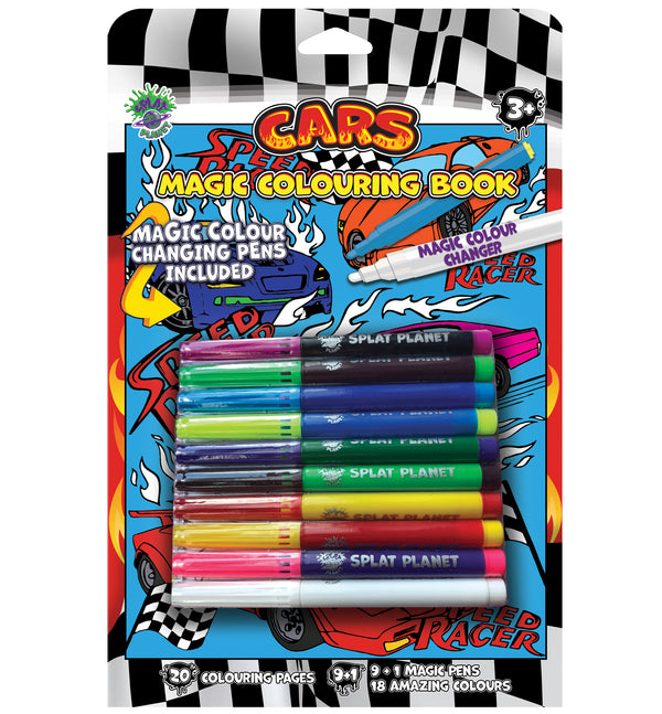 Cars, Racing cars, Sports cars, Supercars, Vehicles, Trucks, Monster trucks, Fire engine, Police car, Ambulance, Construction vehicles, Digger, Bulldozer, Transport, Vehicle colouring, Car colouring book, Kids cars, Boys colouring, Girls colouring, Fibracolour, fibra colour, magic colour changing pens, colour changing, magic pens, felt tips, colouring book, childrens gift, kids unique present, amazing colouring book

