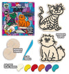 Cat clay colouring kit, Cat clay art set, Cute cat modelling craft, DIY cat clay activity, Cat creative kit for kids, Cat lover arts and crafts, Adorable cat clay project, Non-toxic clay colouring set, Kids cat craft kit, Kitty themed modelling set, Cat gift for children.