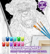 Monkey paint by number, Monkey painting, Monkey painting for kids, Monkey painting easy, Monkey painting by numbers uk, Monkey painting set, washable acrylic paints, Monkey gifts for girls, paint by number on canvas, paint by numbers ready for wall mounting, paint by numbers for kids, paint by numbers for beginners, paint by numbers for children, framed paint by numbers, monkey gifts for girls, gifts for monkey lovers, monkey gifts for women, monkey gifts for kid, arts and crafts for adults