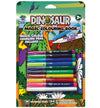 Dinosaurs, T-rex, tyrannosaurus, Triceratops, Velociraptors, Stegosaurus, Apatosaurus, jungle, Fibracolour, fibra colour, magic colour changing pens, colour changing, magic pens, felt tips, Princess colouring book, Mermaid, fairies, Princess, Fairytale, magic colouring book, childrens gift, kids unique present, amazing colouring book,