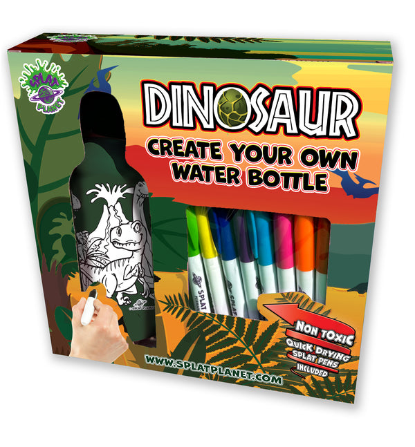 Dinosaur Colour-in Bottle