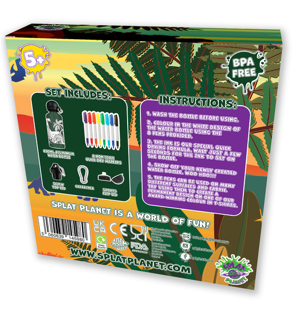 Dinosaur Colour-in Bottle