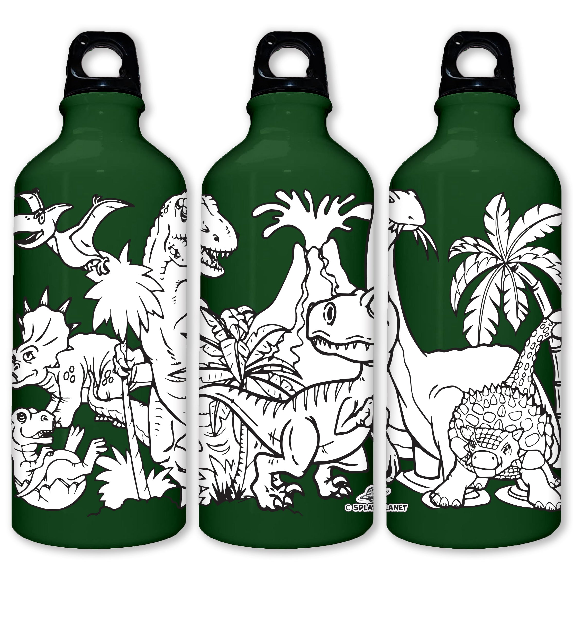 Dinosaur Colour-in Bottle