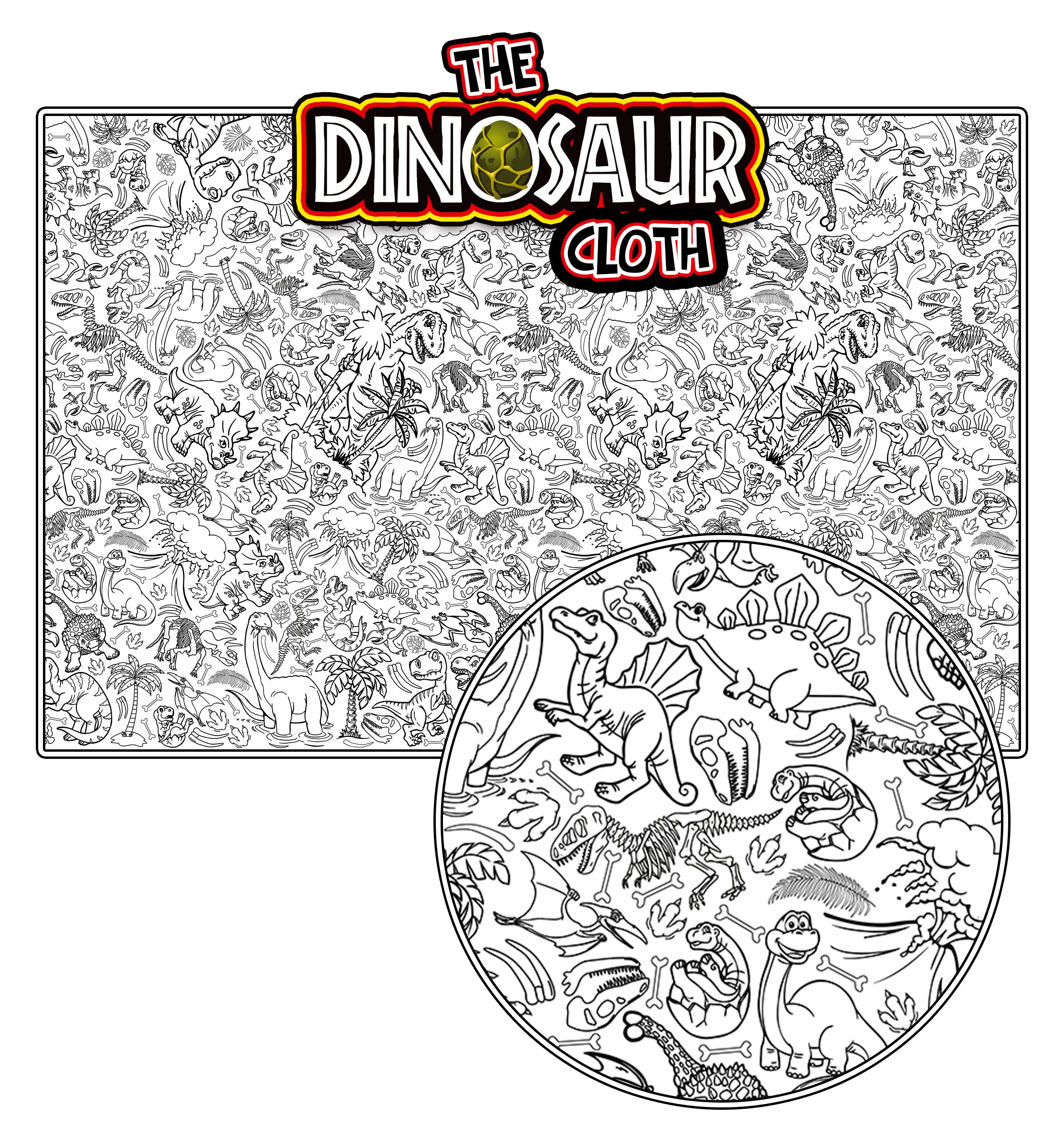 Dinosaur Table Cloth