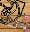 Dinosaur wooden art kit, Dino craft kit for kids, Layered dinosaur wood art, DIY Dinosaur painting set, Prehistoric themed craft kit, Kids Dino activity, Dinosaur wall décor, Creative Dino project, T-Rex wooden craft set.