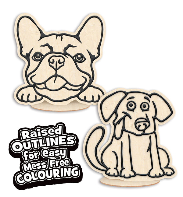 Dog clay colouring kit, Dog themed clay art set, Dog clay craft for kids, DIY dog modelling kit, 3D dog clay project, Sensory dog clay kit, Creative dog craft activity, Non-toxic clay craft set, Puppy clay art kit, Kids dog craft